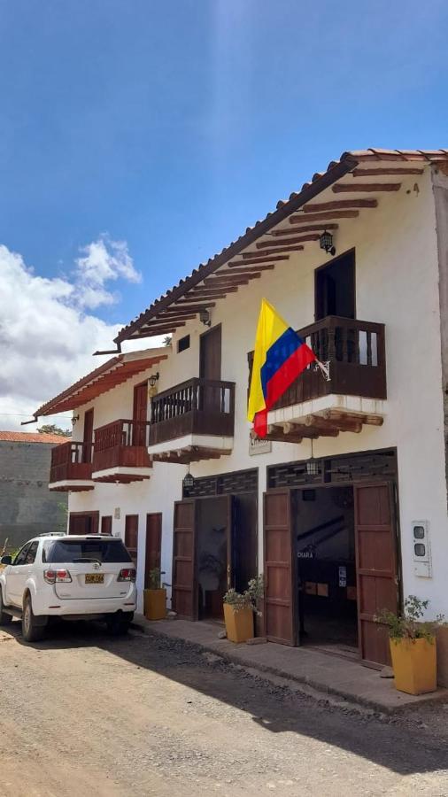 Casona Chara Hotel Barichara Exterior foto